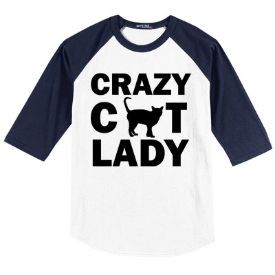 Crazy Cat Lady Baseball Sleeve Shirt