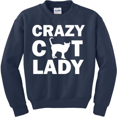 Crazy Cat Lady Kids Sweatshirt