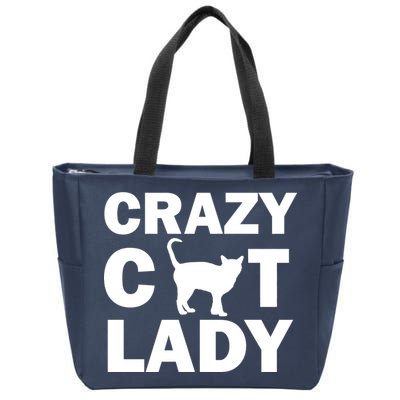 Crazy Cat Lady Zip Tote Bag