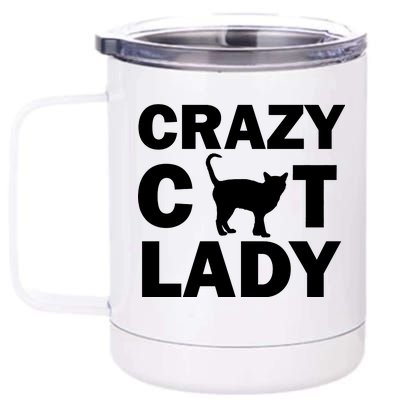 Crazy Cat Lady 12 oz Stainless Steel Tumbler Cup