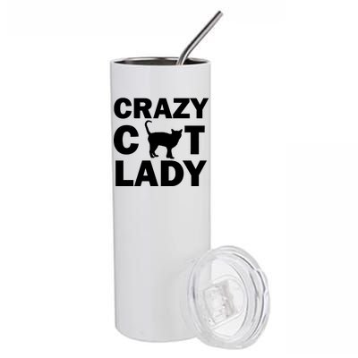 Crazy Cat Lady Stainless Steel Tumbler