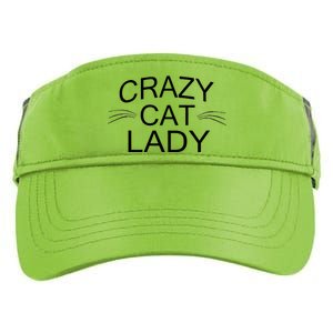 Crazy Cat Lady Whiskers Adult Drive Performance Visor