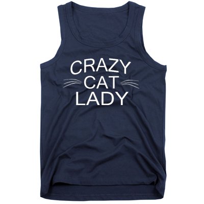 Crazy Cat Lady Whiskers Tank Top