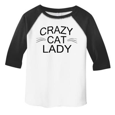 Crazy Cat Lady Whiskers Toddler Fine Jersey T-Shirt