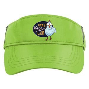 Crazy Chicken Lady Adult Drive Performance Visor