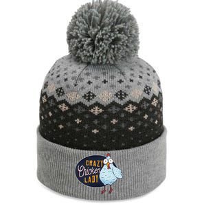 Crazy Chicken Lady The Baniff Cuffed Pom Beanie