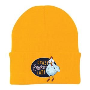 Crazy Chicken Lady Knit Cap Winter Beanie