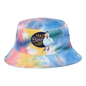 Crazy Chicken Lady Tie Dye Newport Bucket Hat