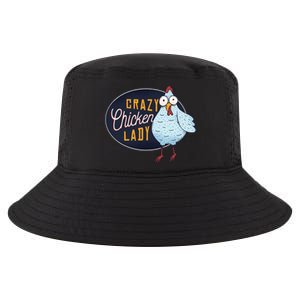 Crazy Chicken Lady Cool Comfort Performance Bucket Hat