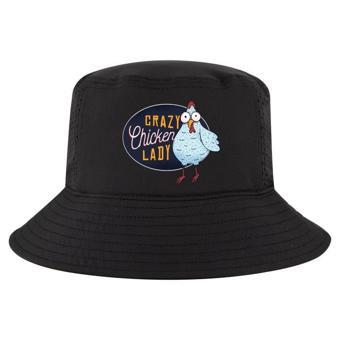 Crazy Chicken Lady Cool Comfort Performance Bucket Hat