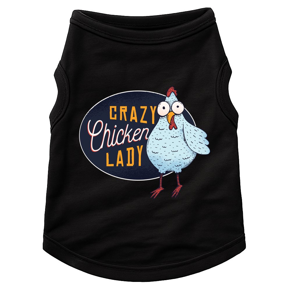 Crazy Chicken Lady Doggie Tank