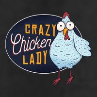 Crazy Chicken Lady Adult Drive Performance Visor