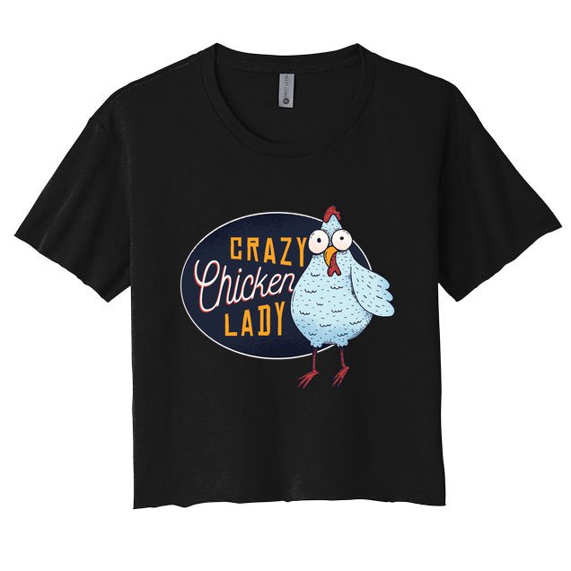 Crazy Chicken Lady Crop Top