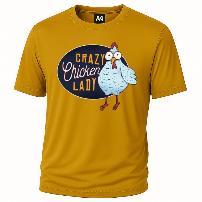 Crazy Chicken Lady Cooling Performance Crew T-Shirt