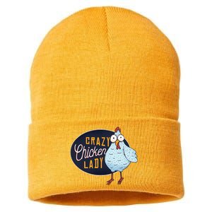 Crazy Chicken Lady Sustainable Knit Beanie