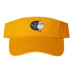 Crazy Chicken Lady Valucap Bio-Washed Visor