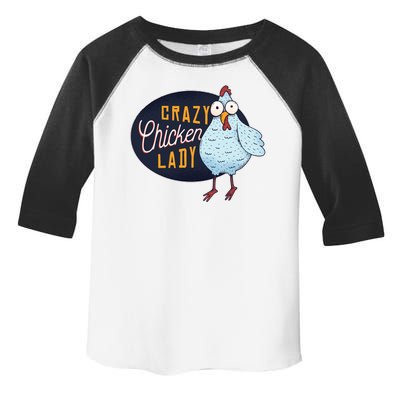 Crazy Chicken Lady Toddler Fine Jersey T-Shirt