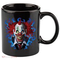 Crazy Clown 11oz C Handle Ceramic Mug