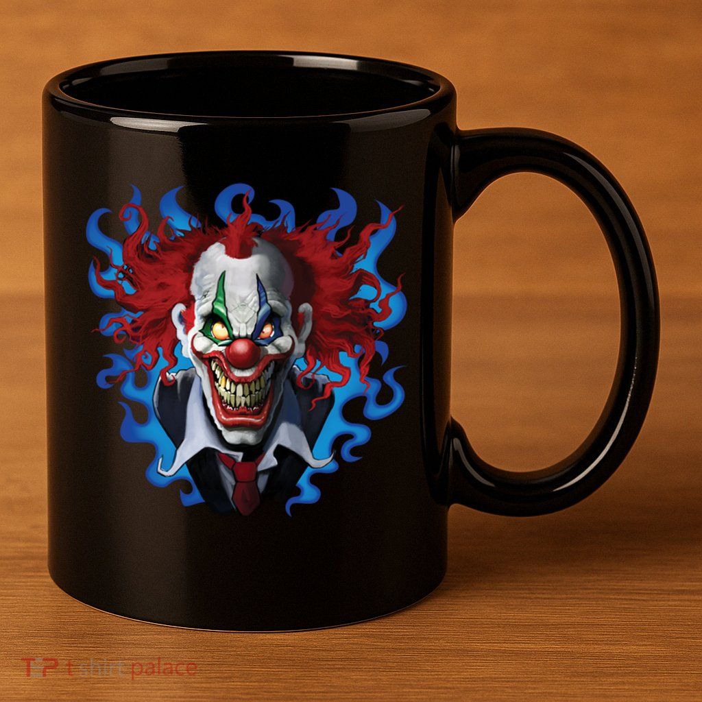 Crazy Clown 11oz C Handle Ceramic Mug