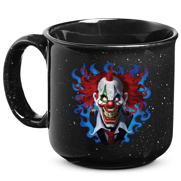 Crazy Clown 15oz Campfire Ceramic Mug
