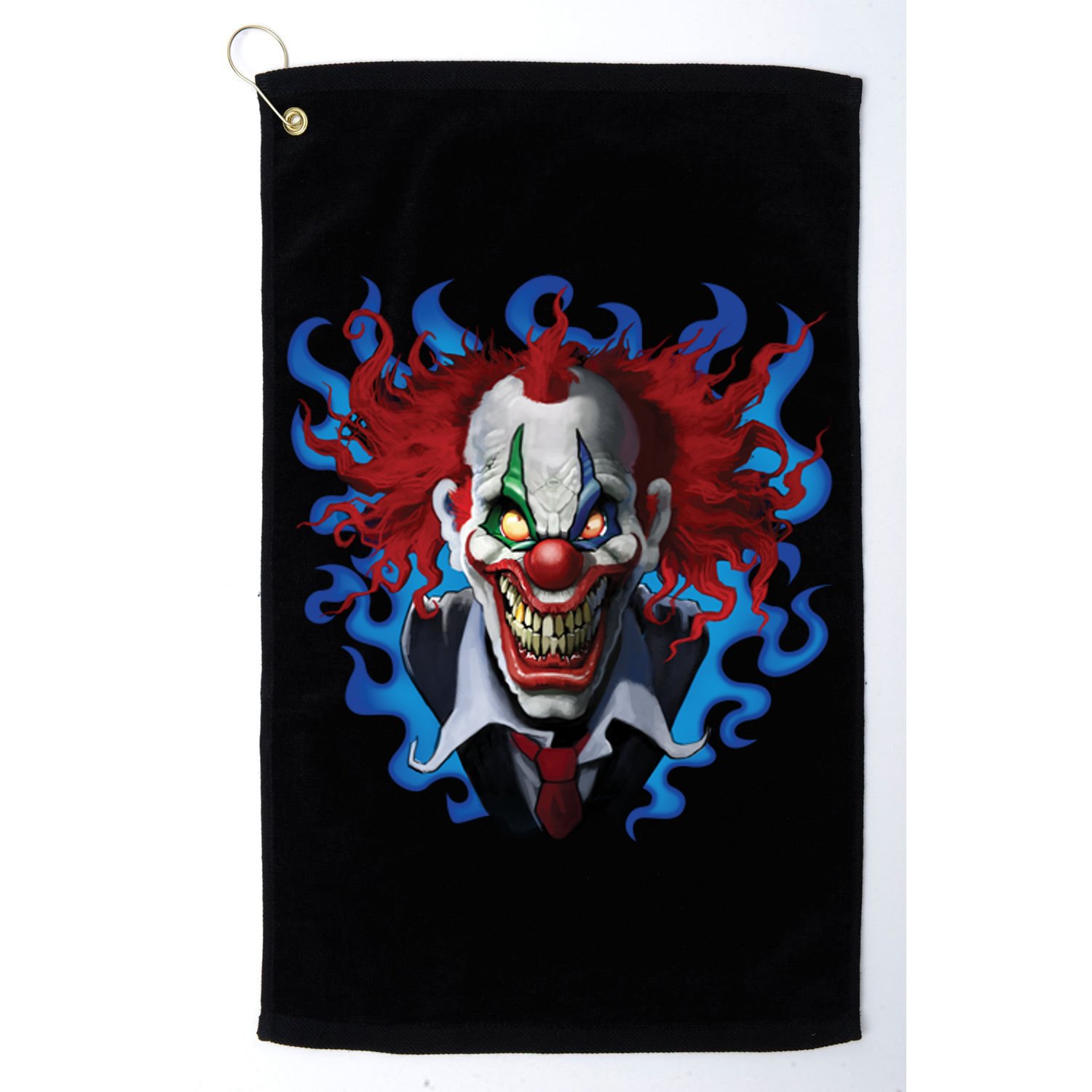 Crazy Clown Golf Towel