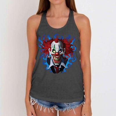 Crazy Clown Women's Knotted Racerback Tank