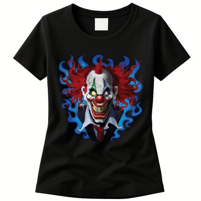 Crazy Clown Womens T-Shirt