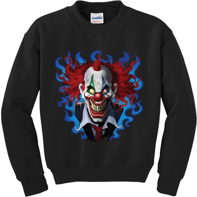 Crazy Clown Kids Sweatshirt