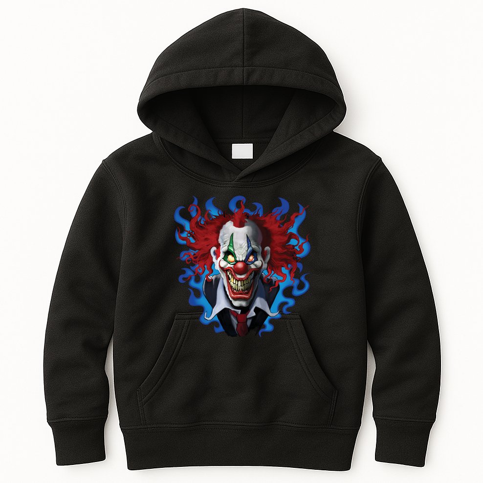 Crazy Clown Kids Hoodie