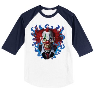 Crazy Clown Baseball Sleeve Shirt