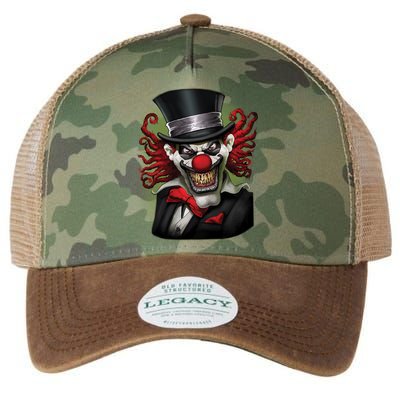 Crazy Clown Smiling Legacy Tie Dye Trucker Hat