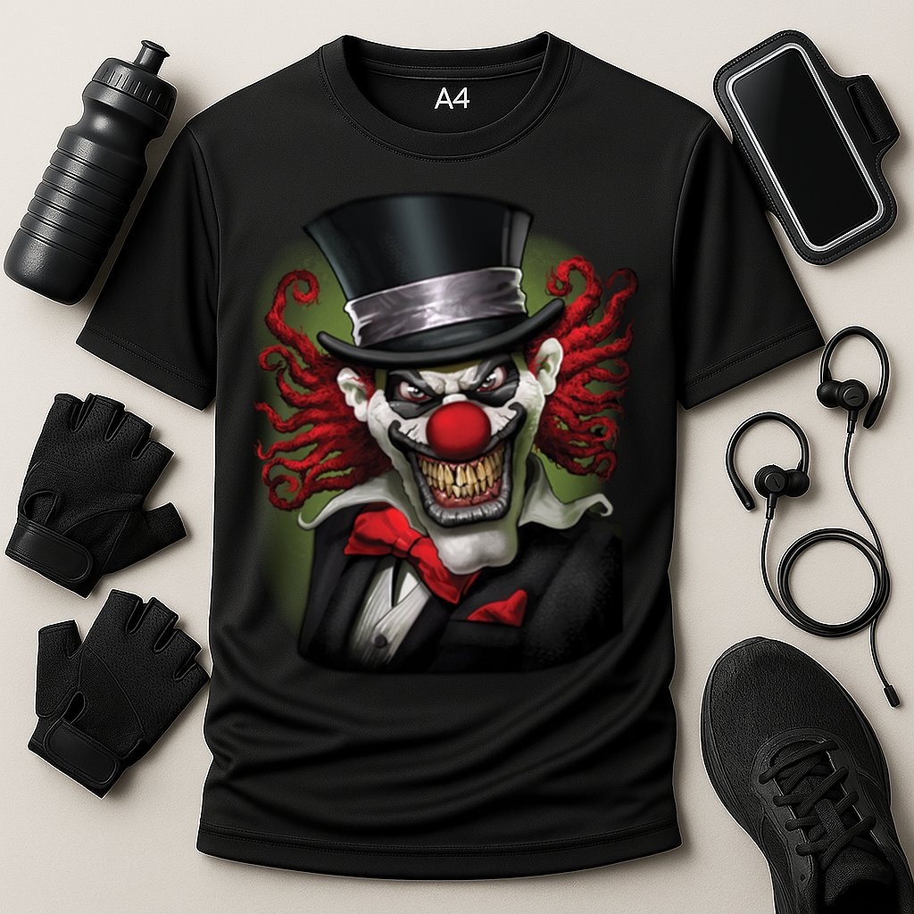 Crazy Clown Smiling Performance Shirt