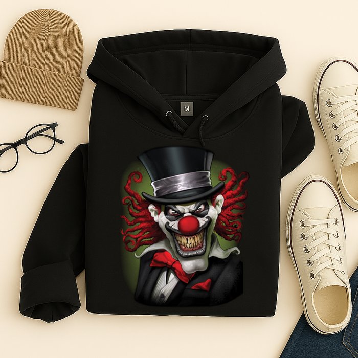 Crazy Clown Smiling Hoodie