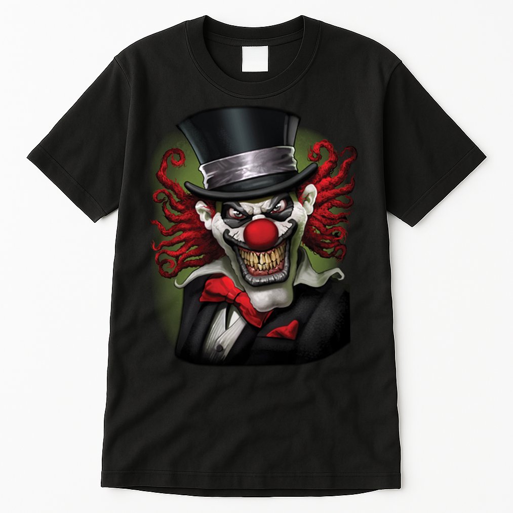 Crazy Clown Smiling Tall T-Shirt