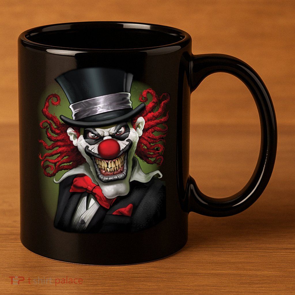 Crazy Clown Smiling 11oz C Handle Ceramic Mug