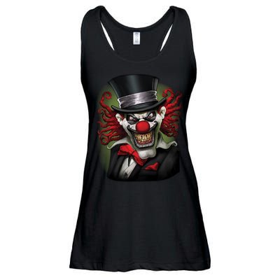 Crazy Clown Smiling Ladies Essential Flowy Tank