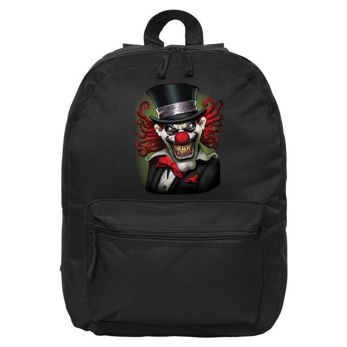 Crazy Clown Smiling 16 in Basic Backpack