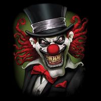 Crazy Clown Smiling Poster