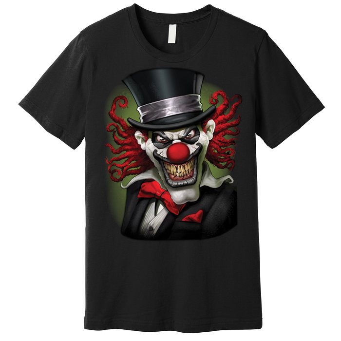 Crazy Clown Smiling Premium T-Shirt