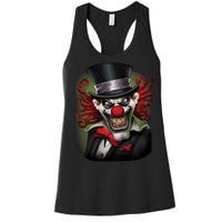 Crazy Clown Smiling Women's Racerback Tank