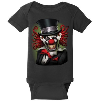 Crazy Clown Smiling Baby Bodysuit