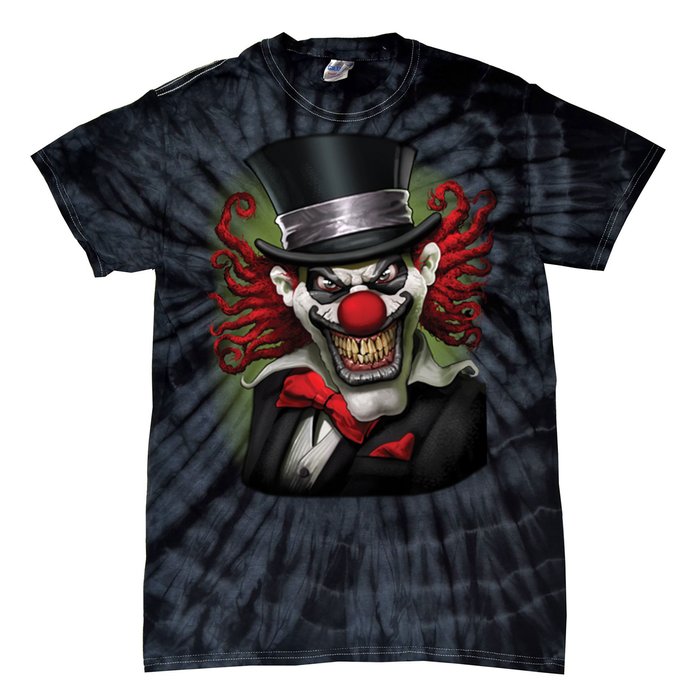 Crazy Clown Smiling Tie-Dye T-Shirt