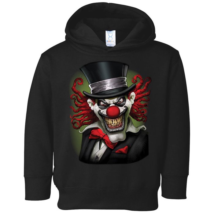 Crazy Clown Smiling Toddler Hoodie