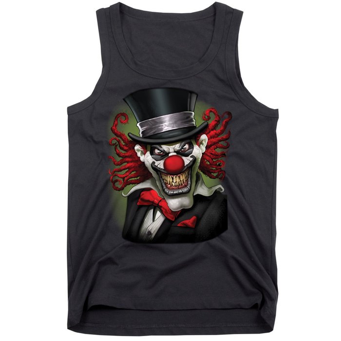 Crazy Clown Smiling Tank Top