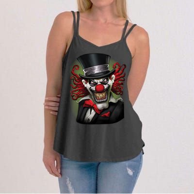 Crazy Clown Smiling Women's Strappy Tank