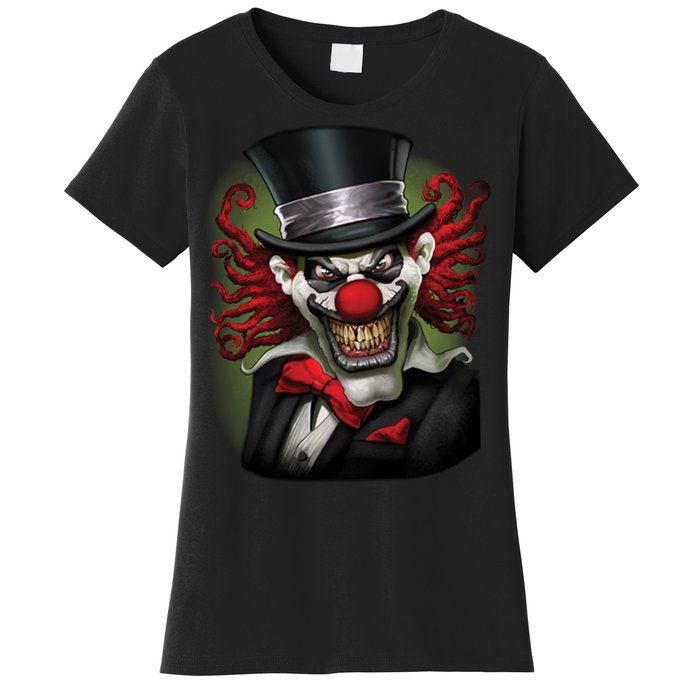 Crazy Clown Smiling Women's T-Shirt