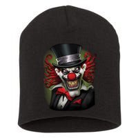 Crazy Clown Smiling Short Acrylic Beanie