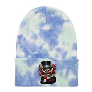 Crazy Clown Smiling Tie Dye 12in Knit Beanie