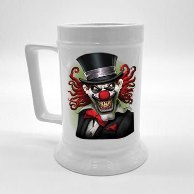 Crazy Clown Smiling Beer Stein