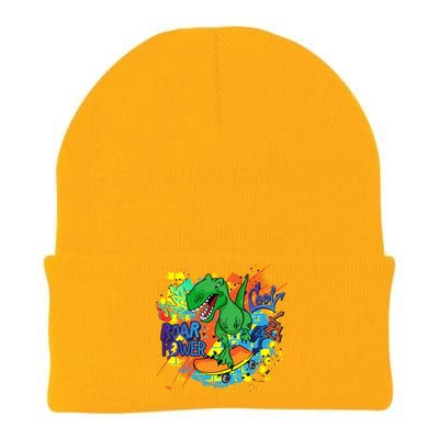 Crazy Cool Skateboarding T-Rex Knit Cap Winter Beanie